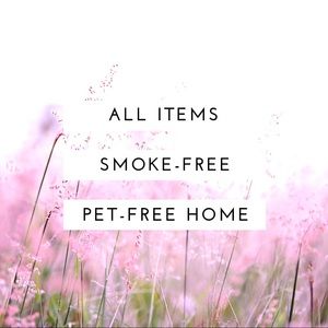 All items come from smoke free, pet free home.